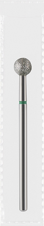 Фреза алмазна зелена "Куля", діаметр 5,0 мм - Divia DF001-50-G — фото N1