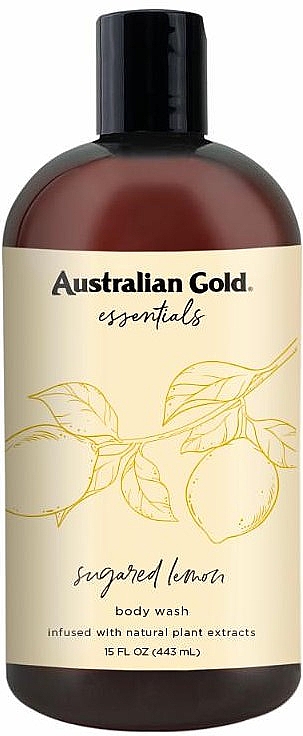 Гель для душу "Цукровий лимон" - Australian Gold Essentials Sugared Lemon Body Wash — фото N1