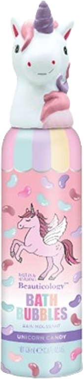 Детская пена для ванны с игрушкой, единорог - Baylis & Harding Beauticology Unicorn Candy Bath Bubbles Gift — фото N1