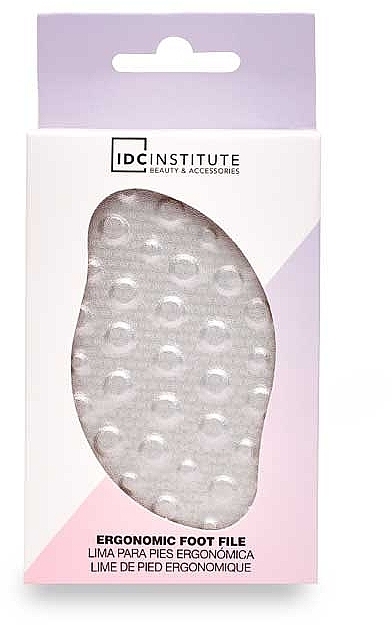 Пилка для ног, розовая - IDC Institute Ergonomic Foot File  — фото N1