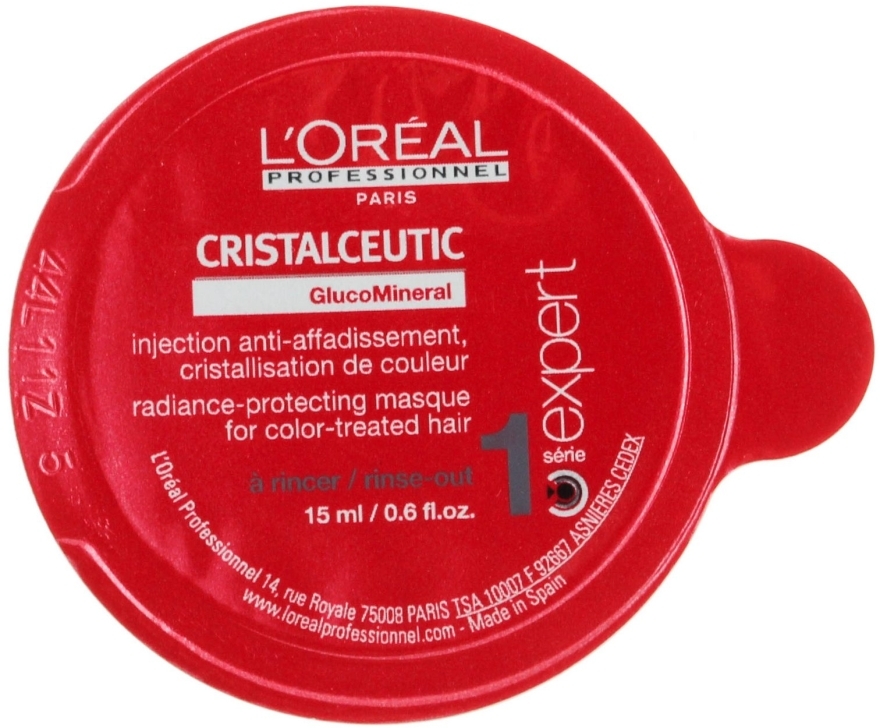 Защитная маска для окрашенных волос - L'Oreal Professionnel CrystalCeutic GlucoMineral