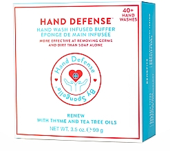 Пінна багаторазова губка для рук - Spongelle Hand Defense Hand Wash Indused Buffer Renew — фото N2