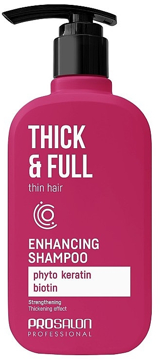 Укрепляющий шампунь для тонких и ослабленных волос - Prosalon Thick & Full Enhancing Shampoo  — фото N1