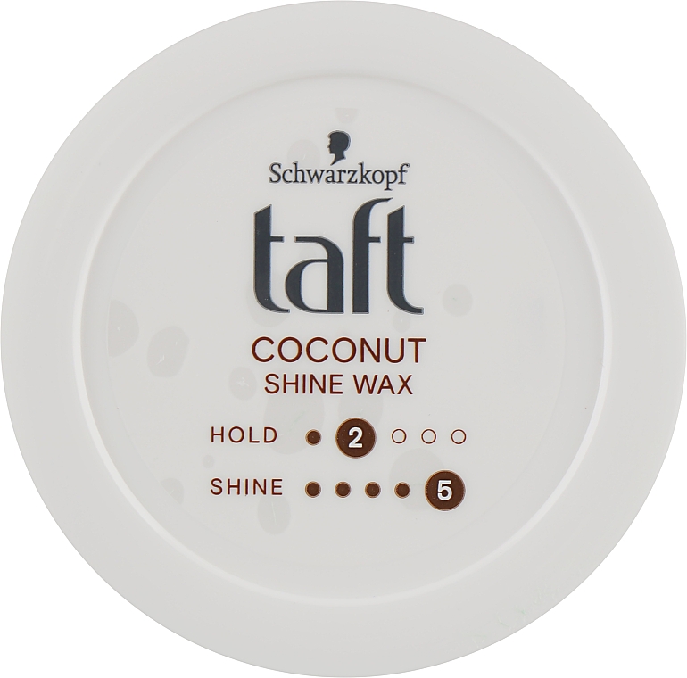 Воск для волос "Coconut", фиксация 2 - Taft Coconut Shine Wax