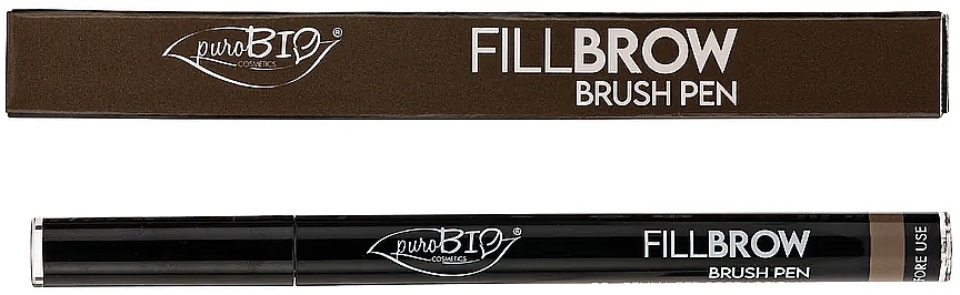 Кисть-ручка для бровей - PuroBio Cosmetics Fillbrow Brush Pen — фото N1