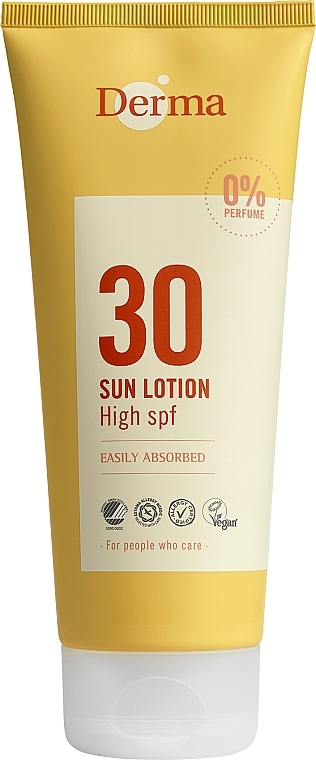 Сонцезахисний лосьйон для засмаги - Derma Sun Lotion SPF30 — фото N1