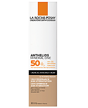 Сонцезахисний зволожувальний тональний крем для шкіри обличчя, SPF50+ - La Roche-Posay Anthelios Mineral One — фото N2