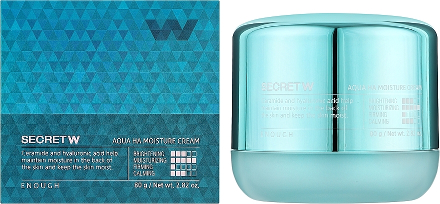 Крем для лица - Enough Secret W Aqua Ha Moisture Cream — фото N2