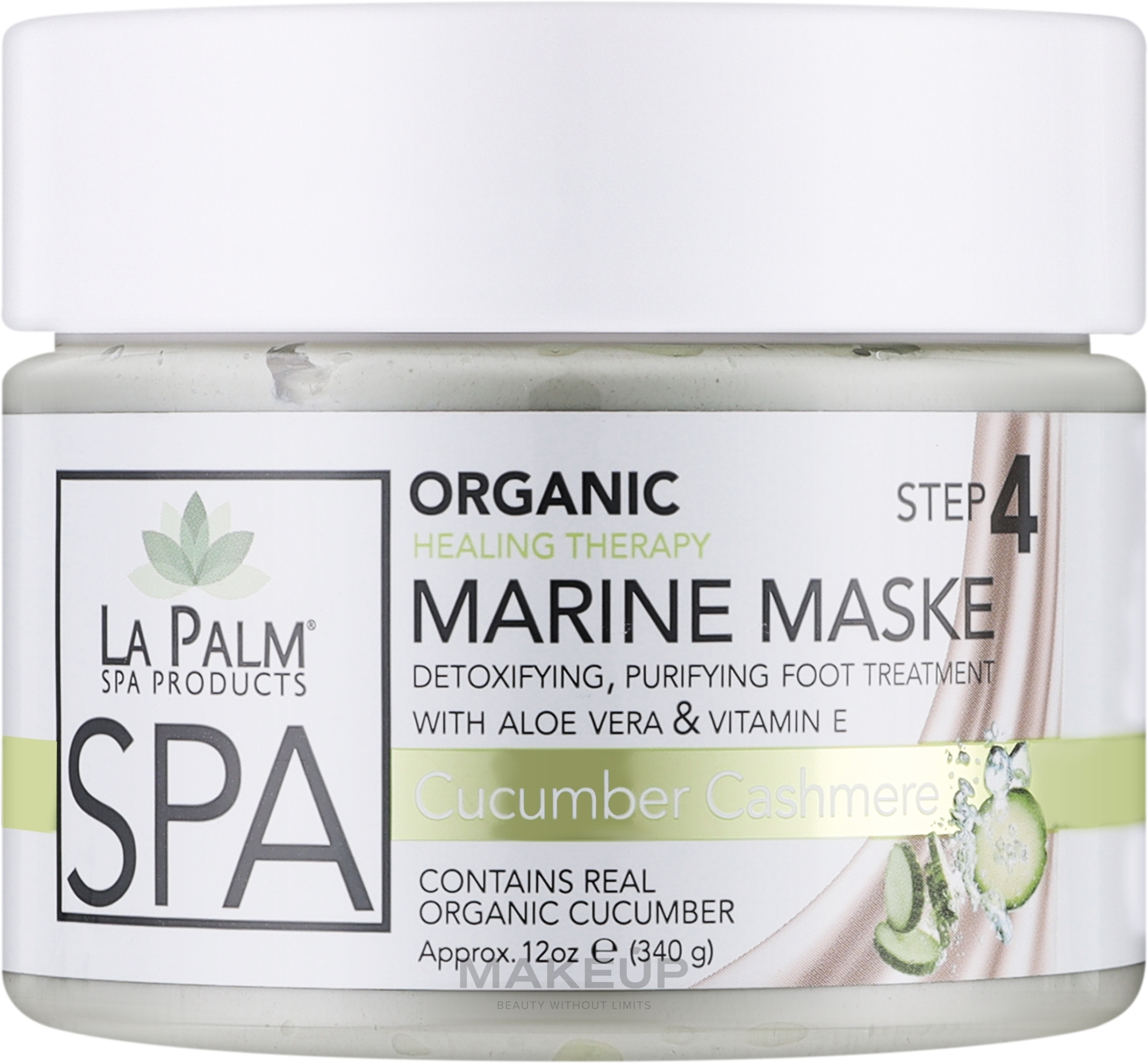 Омолаживающая маска для рук и ног "Огуречный кашемир" - La Palm Marine Maske Cucumber Cashmere — фото 355ml