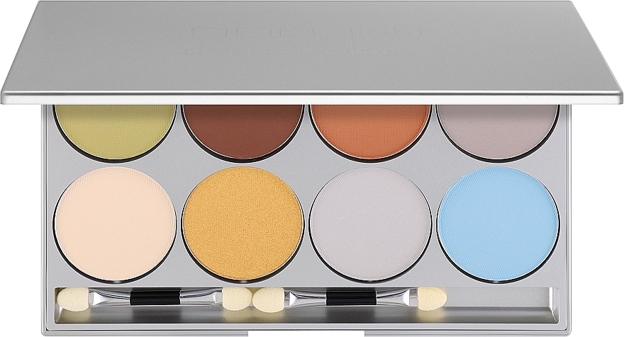 Палетка теней для век - Kryolan Dermacolor Light Eye Shadow Palette 8 Colors — фото N1