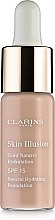 Духи, Парфюмерия, косметика Тональный крем для лица с SPF 15 - Clarins Skin Illusion Foundation SPF 15 (тестер)