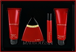 Духи, Парфюмерия, косметика УЦЕНКА Mauboussin In Red - Набор (edp/100ml + edp/20ml + sh/gel/90ml + b/lot/90ml) *