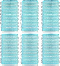 Духи, Парфюмерия, косметика Бигуди-липучки для волос 32мм, 70799, 6 шт, голубые - Deni Carte
