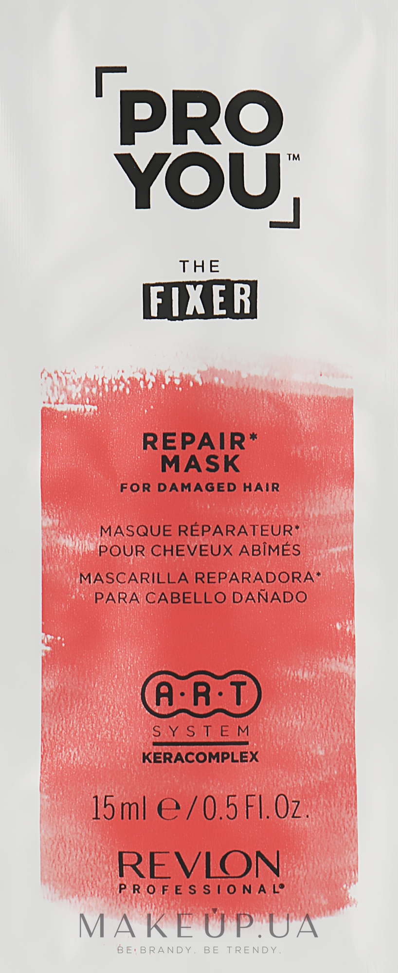 Маска для волос, восстанавливающая - Revlon Professional Pro You Fixer Repair Mask (пробник) — фото 15ml