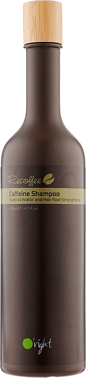 Органічний стимулювальний шампунь проти випадання і для росту волосся з кофеїном - O'right Caffeine Shampoo — фото N1