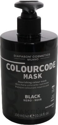 Тонувальна маска для волосся - DCP Colourcode Mask — фото Black
