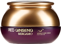 Крем от морщин для лица - Bergamo Red Ginseng Wrinkle Care Cream  — фото N1