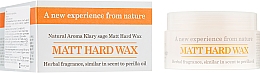 Парфумерія, косметика Віск для волосся з матовим ефектом - Erba Classico Klarysage Hair Matt Hard Wax