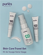 Духи, Парфюмерия, косметика Набор - Purles Skin Care Travel Set (cl/foam/50ml + f/cr/15ml + f/base/10ml)