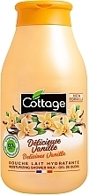 Молочко для душу "Ваніль" - Cottage Delicious Vanilla Shower Milk (міні) — фото N1