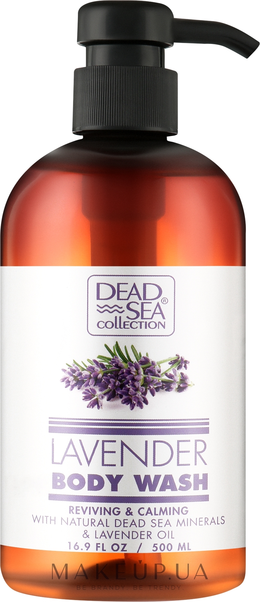 Гель для душа с минералами Мертвого моря и маслом лаванды - Dead Sea Collection Lavender Body Wash — фото 500ml