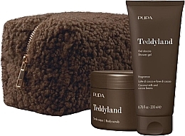 Набір - Pupa Teddyland Coconut Milk And Cocao Beans (b/scrub/150ml + sh/gel/200ml + bag) — фото N1