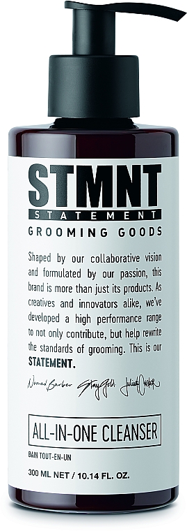 Шампунь 4в1 - STMNT Statement Grooming Goods All In One Cleanser — фото N1