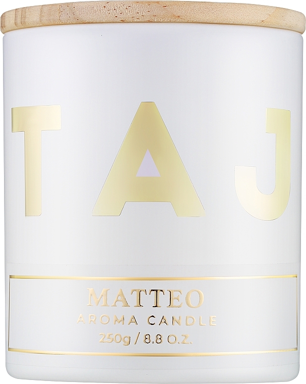 Ароматическая свеча "Matteo" - Taj Max Aroma Candle — фото N1