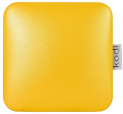 Підлокітник для манікюру "Квадрат", Yellow - Kodi Professional — фото N1