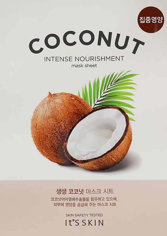 Зволожувальна тканинна маска з кокосом - It's Skin The Fresh Mask Sheet Coconut — фото N1
