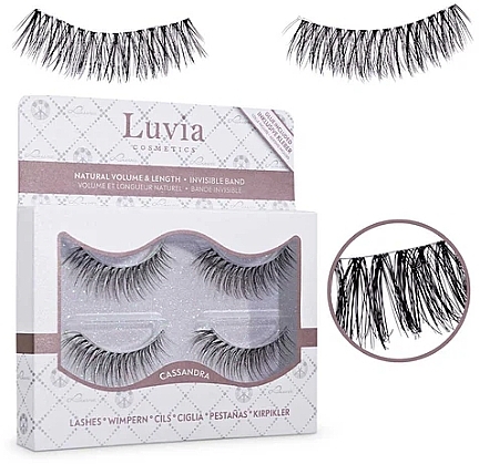 Накладные ресницы "Cassandra" - Luvia Cosmetics Vegan Lashes — фото N1