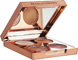 Палетка теней для век - Revolution Pro Goddess Glow Eye Quad Eyeshadow Palette — фото N3