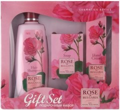 Духи, Парфюмерия, косметика УЦЕНКА Подарочный набор №3 - BioFresh Rose of Bulgaria (h/sh/330ml + soap/100g + h/cr/75ml) *