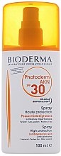 Парфумерія, косметика РОЗПРОДАЖ Сонцезахисний спрей для тіла  - Bioderma Photoderm Akn SPF 30 Sun Spray*