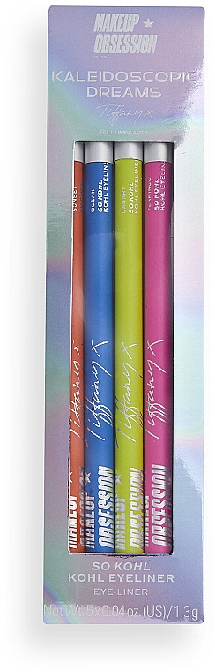 Набор - Makeup Obsession X Tiffany Illumin_arty Kaleidoscopic Dreams Kohl Eyeliner Set — фото N1