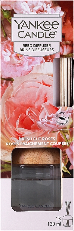 Аромадиффузор "Свежесрезанные розы" - Yankee Candle Fresh Cut Roses — фото N1