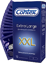 Парфумерія, косметика Презервативи збільшеного розміру, 12 шт - Contex Extra Large XXL