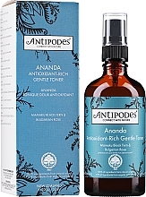 Тоник для лица с высокой концентрацией антиоксидантов - Antipodes Ananda Antioxidant-Rich Gentle Toner — фото N2