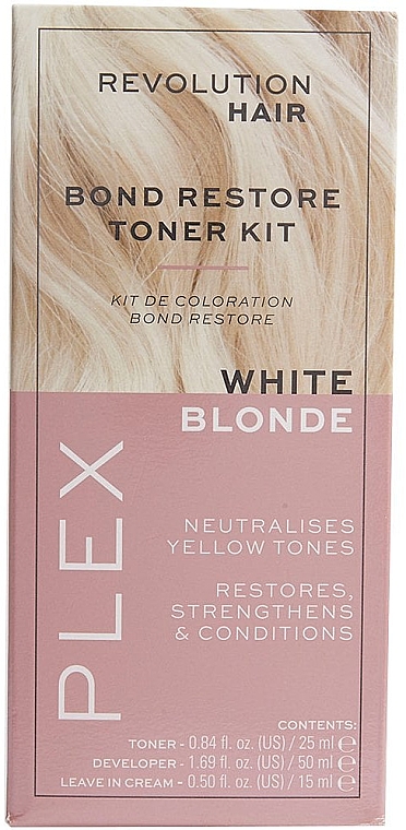 Набор для усиления цвета волос - Revolution Haircare Plex Bond Restore Toner Kit — фото N1