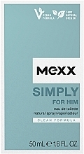 Mexx Simply For Him Eau - Туалетная вода — фото N5