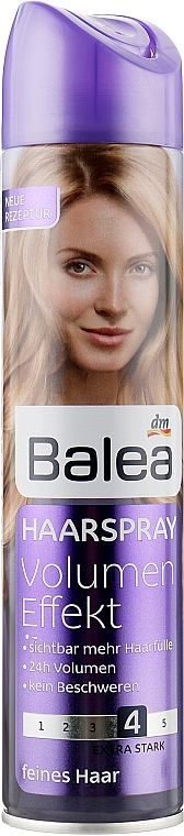 Лак для волос - Balea Volume Effect №4 — фото N4
