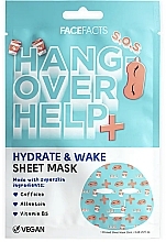 Парфумерія, косметика Зволожувальна тканинна маска від похмілля - Face Facts Hangover Help Hydrating Sheet Mask