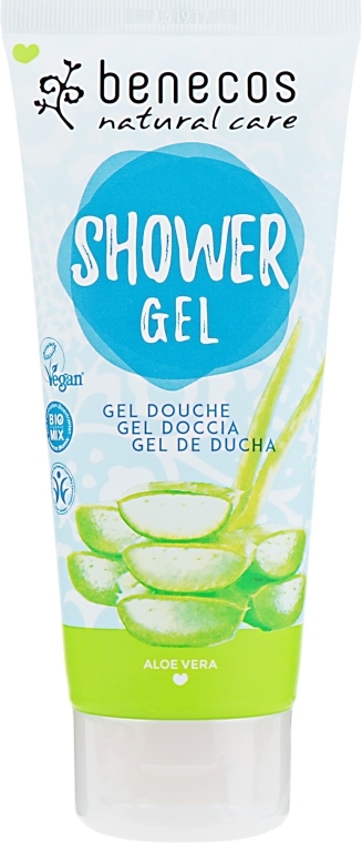 Гель для душа "Алоэ Вера" - Benecos Natural Care Shower Gel — фото N1