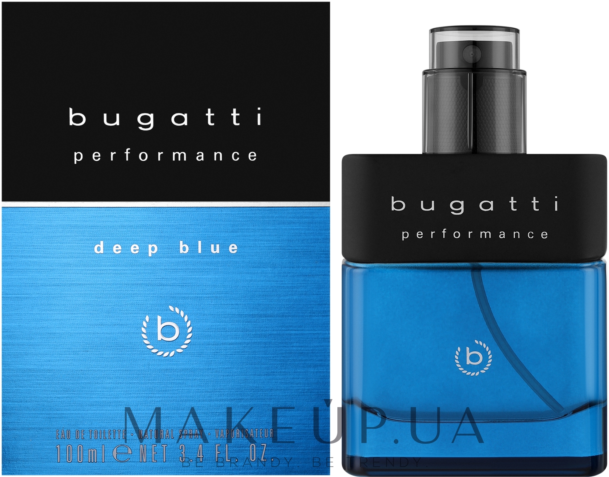по купить Deep лучшей вода: в Украине Туалетная Blue цене Performance Bugatti -
