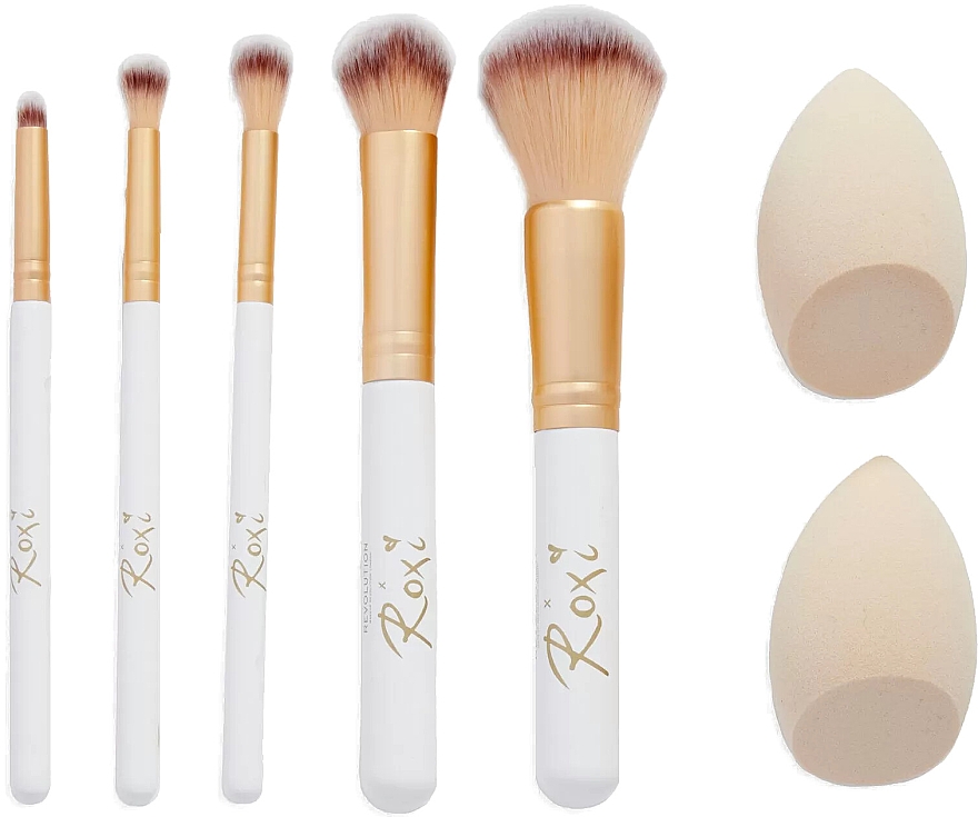 Makeup Revolution X Roxi Brush and Sponge Set All You Need - Набір для макіяжу — фото N2