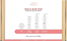 Парфумерія, косметика Набір - Eeny Meeny Mom & Baby Box (b/balm/40g + cl/gel/200ml + b/oil/200ml + cr/100ml)