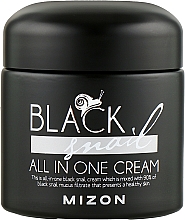 Парфумерія, косметика Крем з чорною улиткою - Mizon Black Snail All In One Cream 
