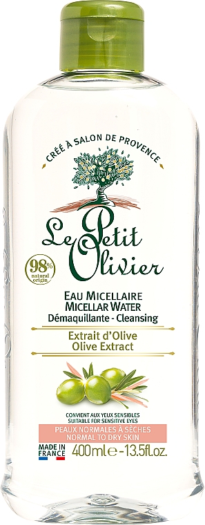 Міцелярна вода - Le Petit Olivier Eau Micellaire — фото N1