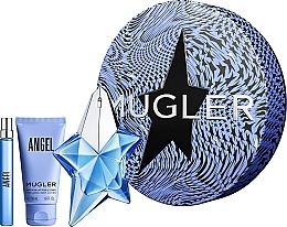 Mugler Angel - Набір (edp/50ml + b/lot/50ml + edp/mini/10ml) — фото N1