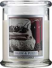 Духи, Парфюмерия, косметика Ароматическая свеча в банке - Kringle Candle Warm & Fuzzy
